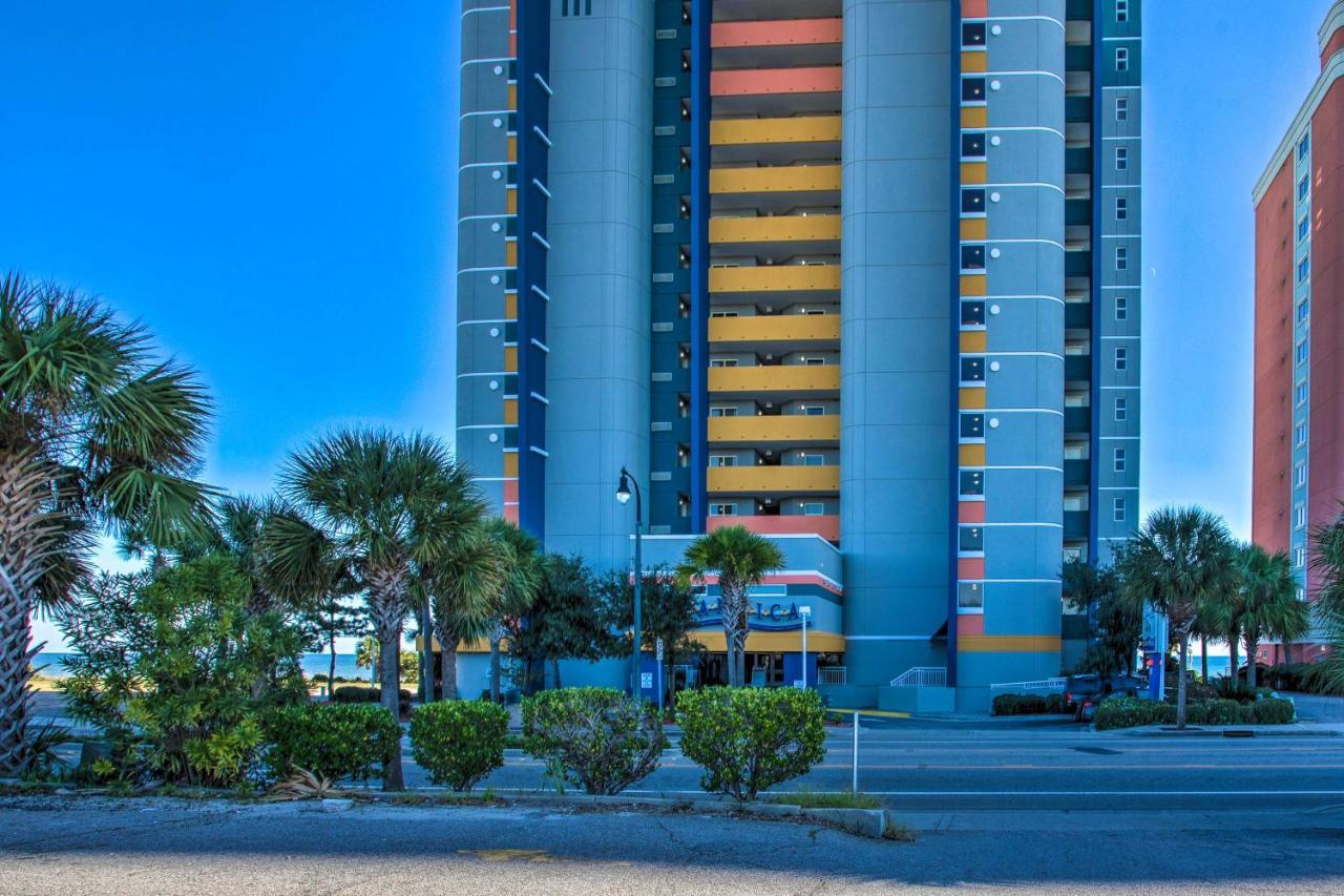 Oceanfront Condo With Huge Balcony Walk To Skywheel マートルビーチ エクステリア 写真
