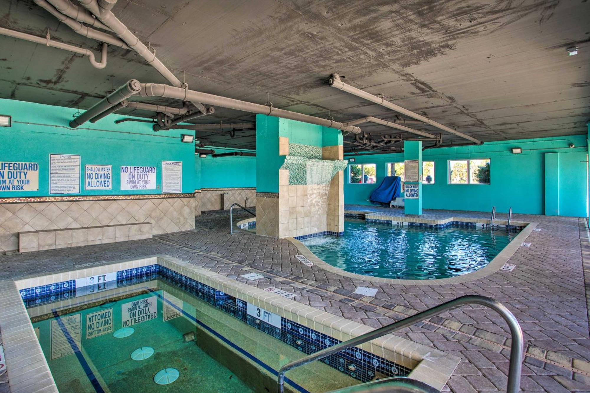 Oceanfront Condo With Huge Balcony Walk To Skywheel マートルビーチ エクステリア 写真