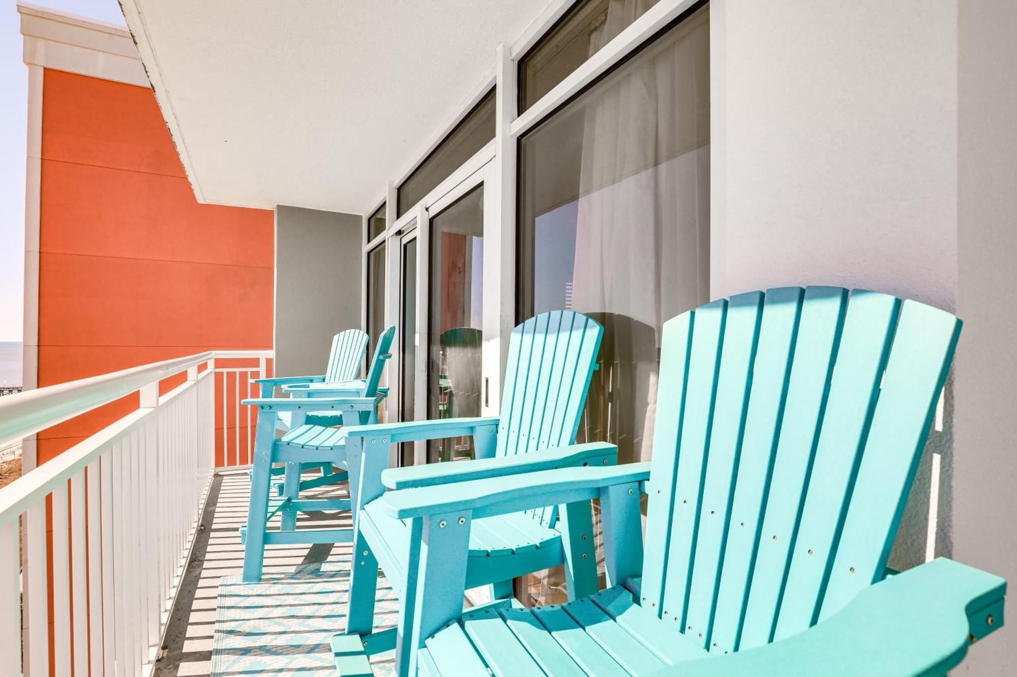 Oceanfront Condo With Huge Balcony Walk To Skywheel マートルビーチ エクステリア 写真