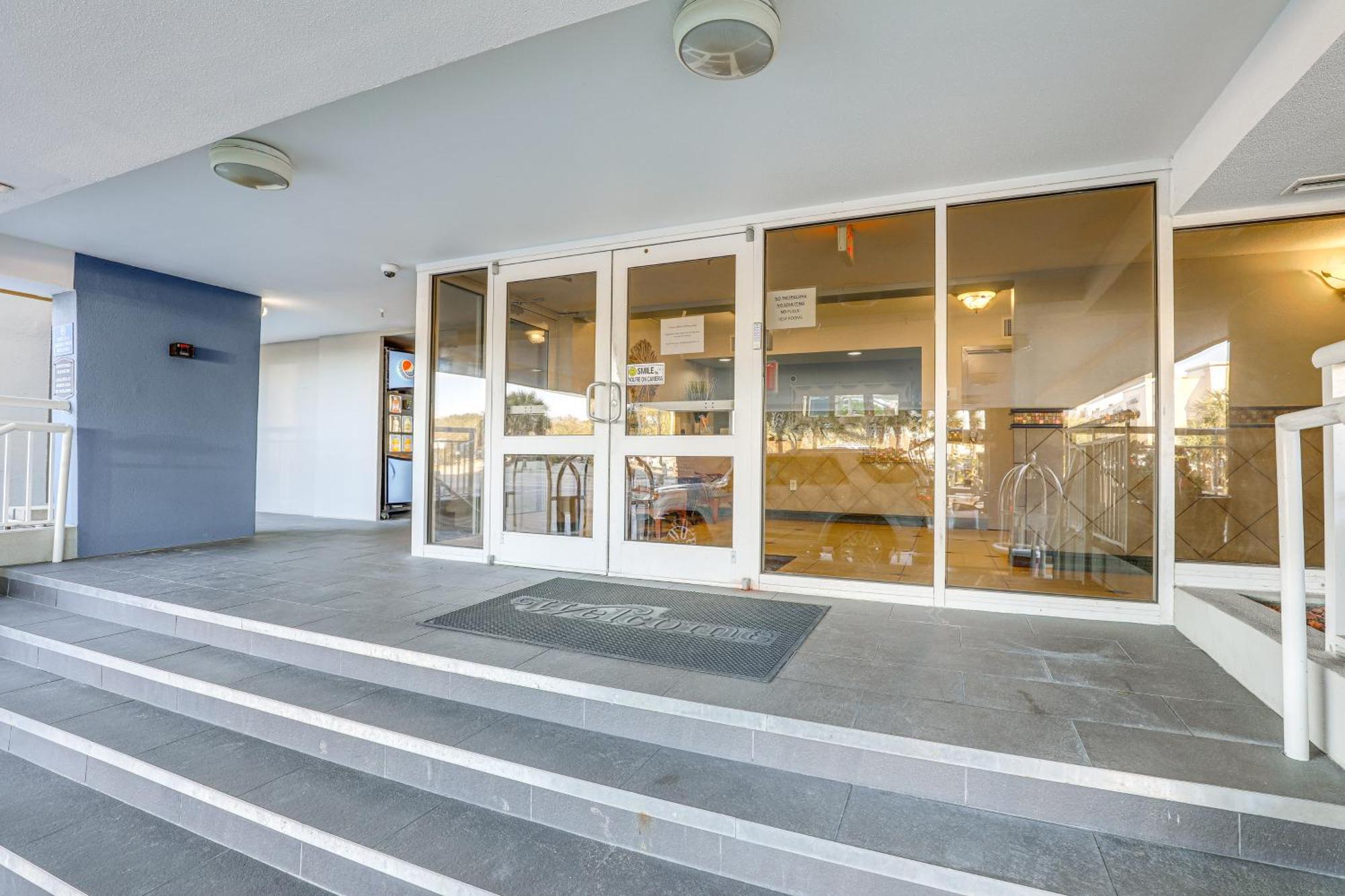Oceanfront Condo With Huge Balcony Walk To Skywheel マートルビーチ エクステリア 写真