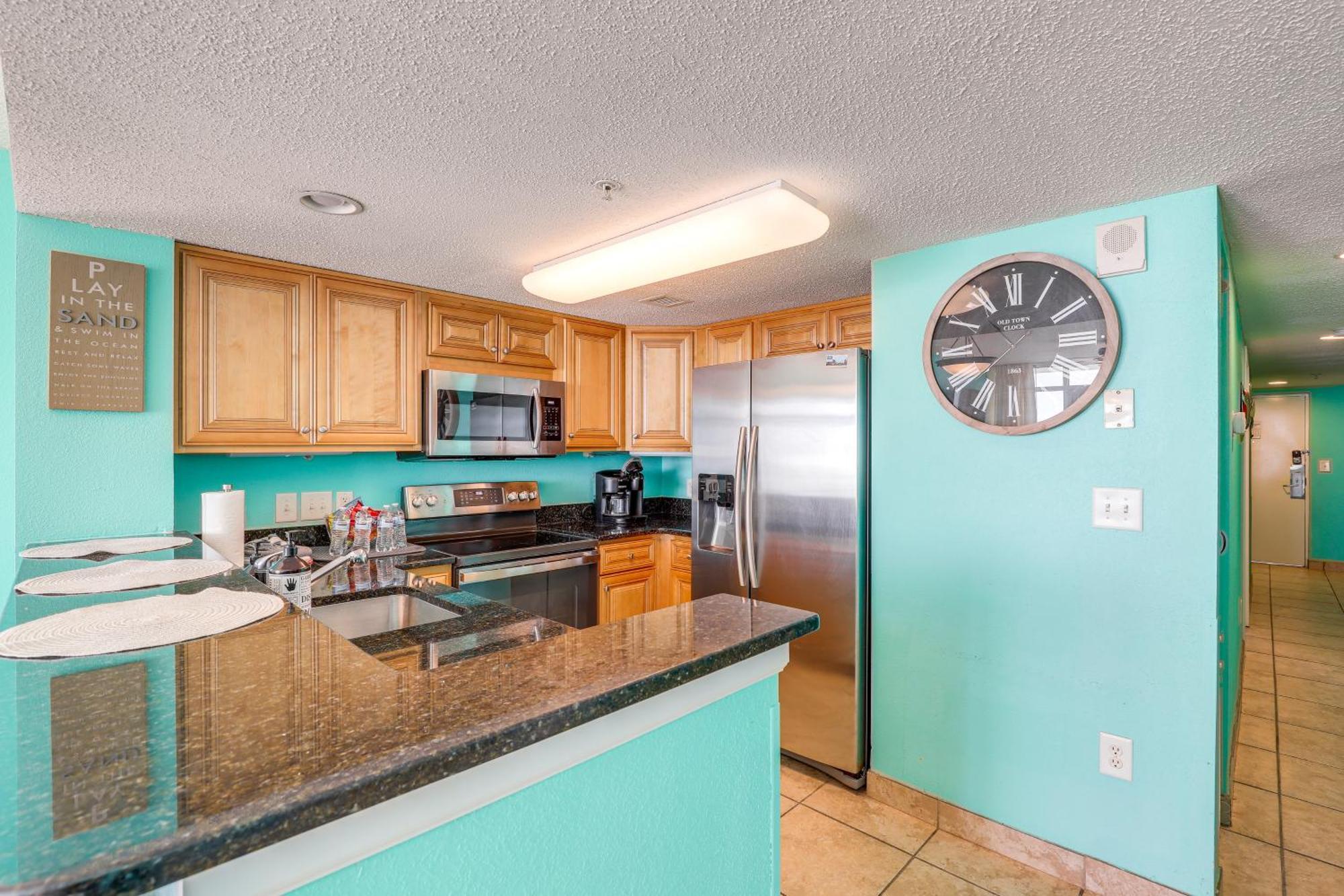 Oceanfront Condo With Huge Balcony Walk To Skywheel マートルビーチ エクステリア 写真