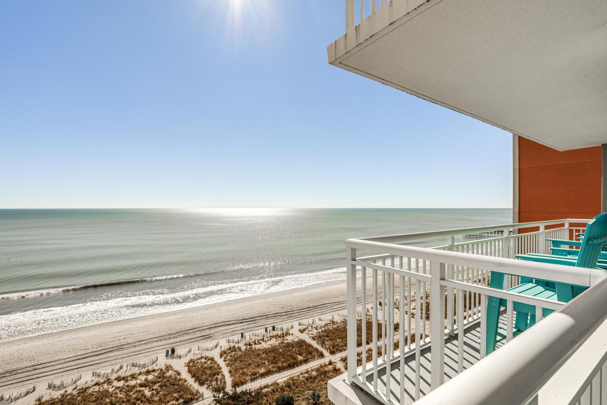 Oceanfront Condo With Huge Balcony Walk To Skywheel マートルビーチ エクステリア 写真