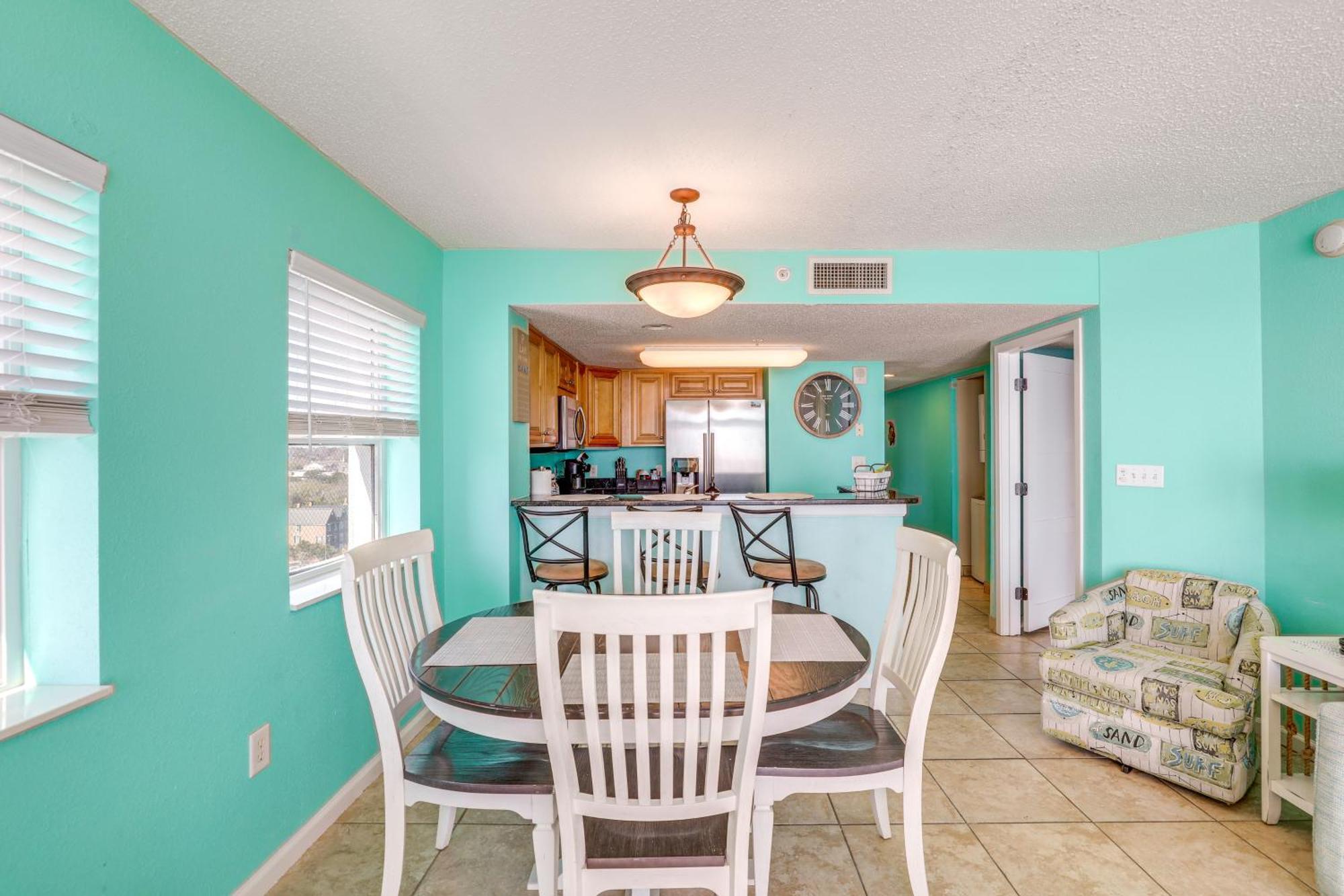 Oceanfront Condo With Huge Balcony Walk To Skywheel マートルビーチ エクステリア 写真
